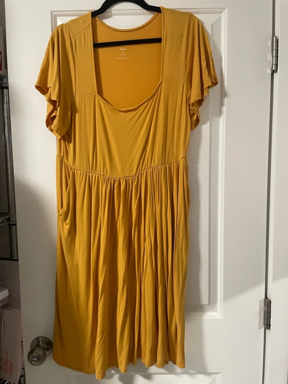 Torrid Yellow Short-Sleeve Midi Dress
